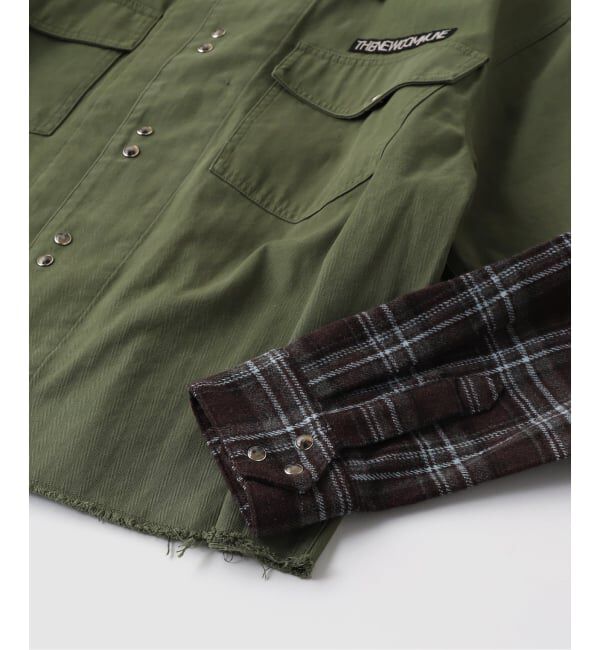 PULP「FAF (FAKE AS FLOWERS) / フェイク アス フラワーズ DOUBLE SLEEVE UTILITY SHIRTS」|シャツ・ブラウス|