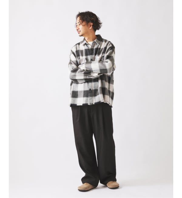 JOURNAL STANDARD relume「バルジ ツイル 1タック &rdquo;レイジー&rdquo; スラックス」|スラックス|