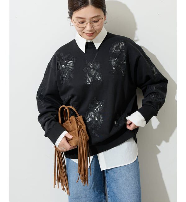 JOURNAL STANDARD「別注【TOLIGHT&times;JOURNALSTANDARD】ケミカルレースモチーフPO」|スウェット・ジャージ|ブラック