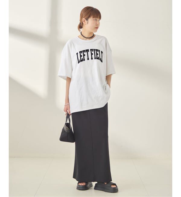 journal standard L'essage「ISNESS MUSIC/イズネス ミュージック 別注カレッジ風Tシャツ」|Tシャツ・カットソー|