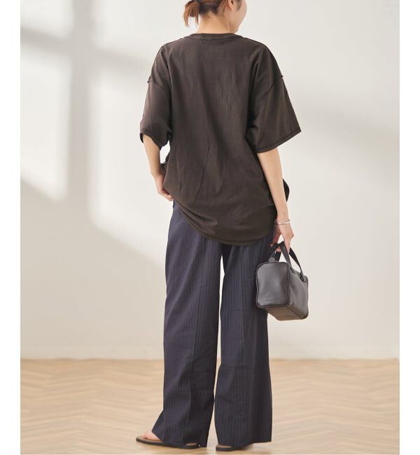 journal standard L'essage「ISNESS MUSIC/イズネス ミュージック 別注カレッジ風Tシャツ」|Tシャツ・カットソー|