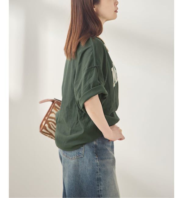 journal standard L'essage「ISNESS MUSIC/イズネス ミュージック 別注カレッジ風Tシャツ」|Tシャツ・カットソー|