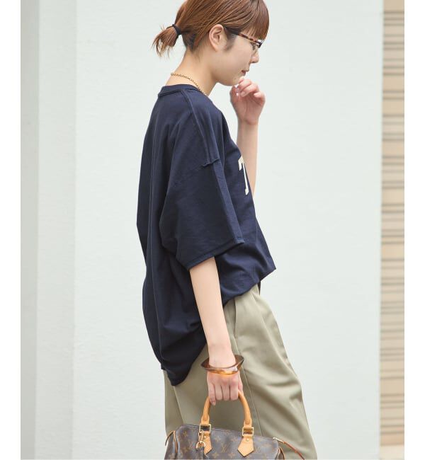 journal standard L'essage「ISNESS MUSIC/イズネス ミュージック 別注カレッジ風Tシャツ」|Tシャツ・カットソー|