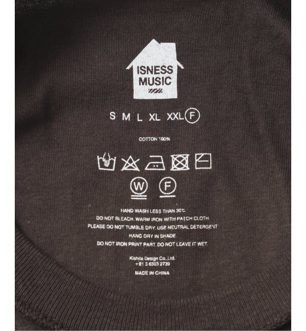 journal standard L'essage「ISNESS MUSIC/イズネス ミュージック 別注カレッジ風Tシャツ」|Tシャツ・カットソー|