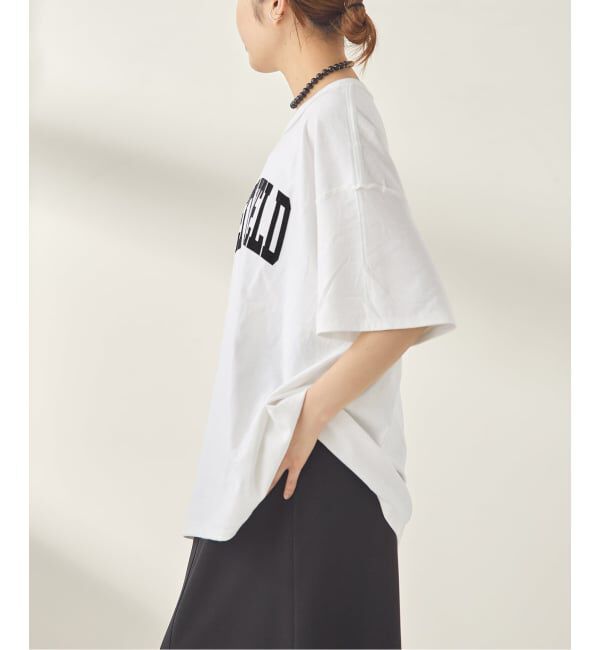 journal standard L'essage「ISNESS MUSIC/イズネス ミュージック 別注カレッジ風Tシャツ」|Tシャツ・カットソー|