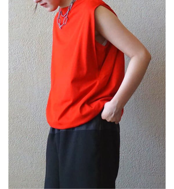 journal standard luxe「スワイジャージ サイドタックタンクトップ」|Tシャツ・カットソー|レッド