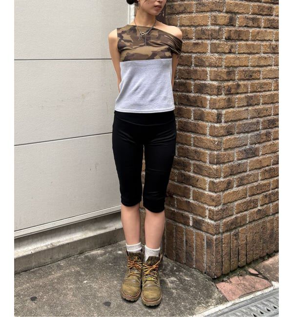 Oriens JOURNAL STANDARD「カモフラージュメッシュパネルTEE」|Tシャツ・カットソー|