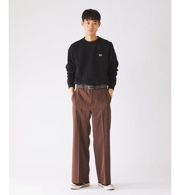 JOURNAL STANDARD relume「《予約》カラージップ ストライプスラックス」|スラックス|
