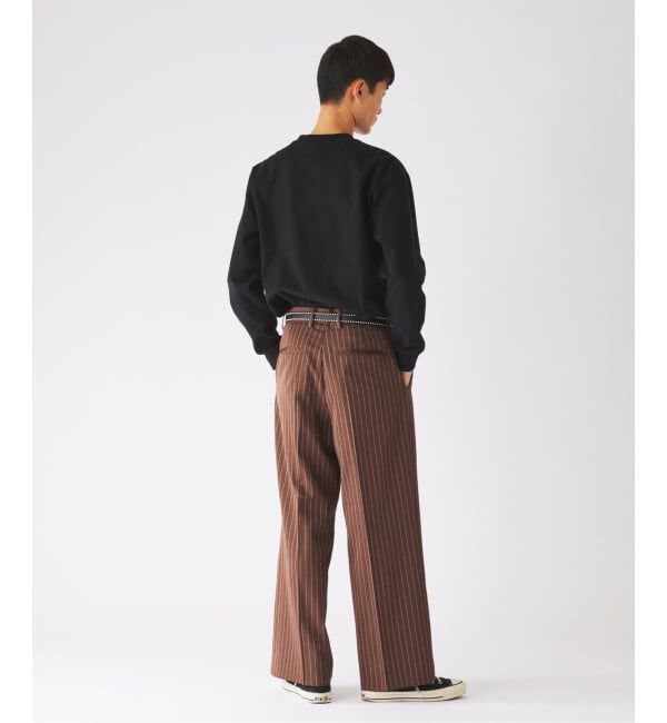 JOURNAL STANDARD relume「《予約》カラージップ ストライプスラックス」|スラックス|