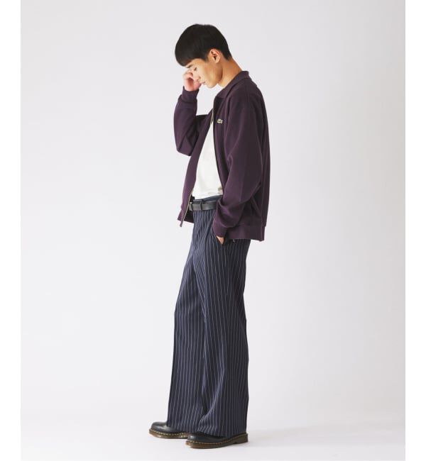 JOURNAL STANDARD relume「《予約》カラージップ ストライプスラックス」|スラックス|