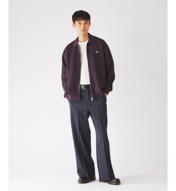 JOURNAL STANDARD relume「《予約》カラージップ ストライプスラックス」|スラックス|