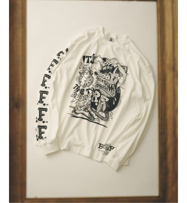 JOURNAL STANDARD relume「《予約》RAT FINK / ラットフィンク 別注 グラフィック ロンT」|Tシャツ・カットソー|ホワイト