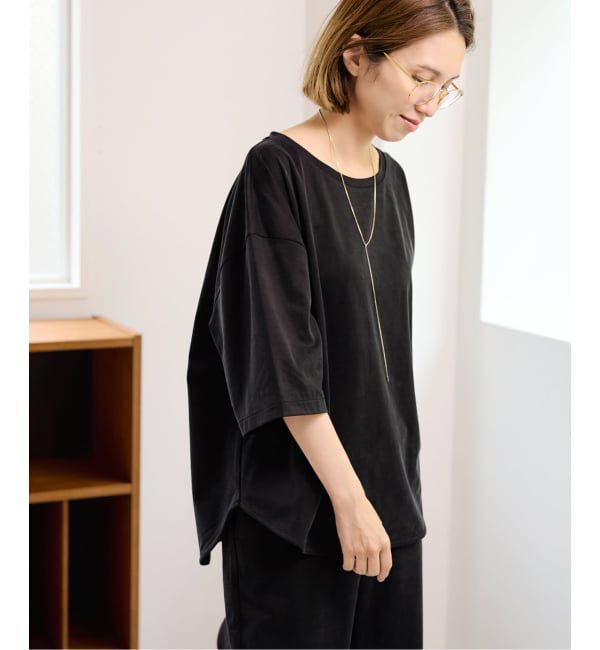 FRAMeWORK「フィブリルジャージT-SHIRT」|Tシャツ・カットソー|