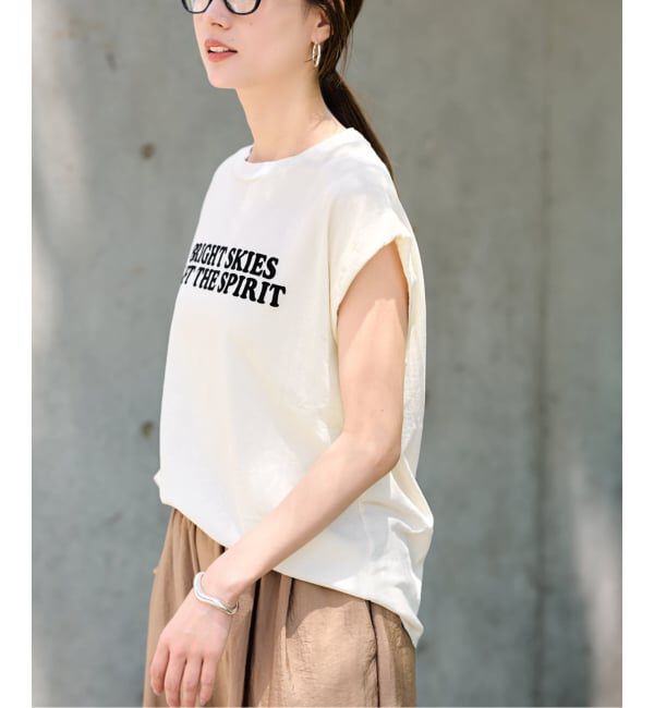 FRAMeWORK「フロッキーロゴT-SHIRT」|Tシャツ・カットソー|