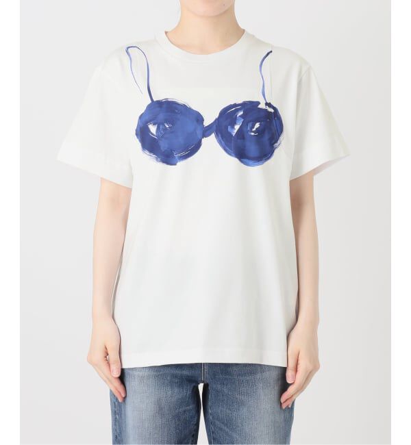 Glyph「《予約 / 一部店舗+WEB限定》Glyph Blue Bra Print Tee」|Tシャツ・カットソー|