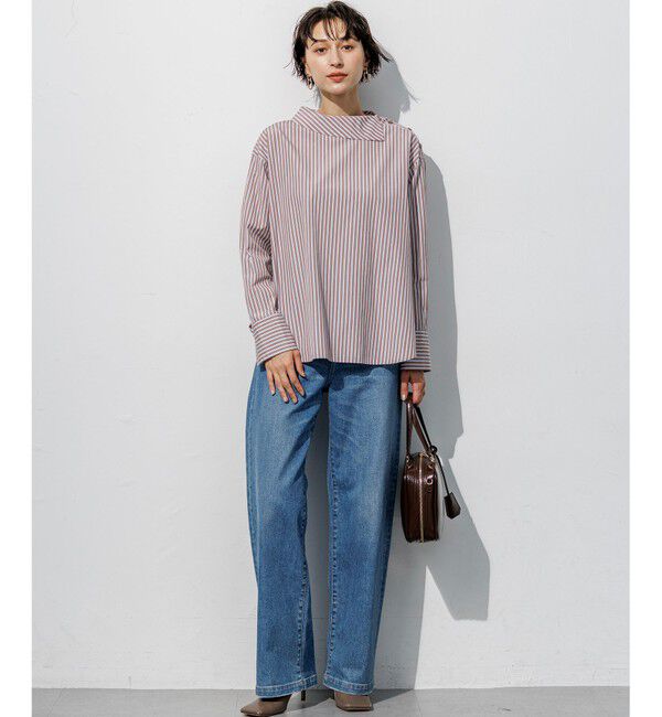 23区「【滝沢眞規子さん着用/VERY・Oggi掲載】23区DENIM ストレッチ ワイドパンツ」|デニム|