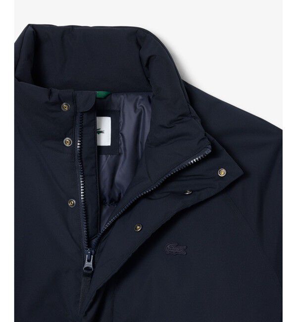 LACOSTE「撥水 防風 パデッド ボリュームテクニカルナイロンブルゾン」|ダウン|