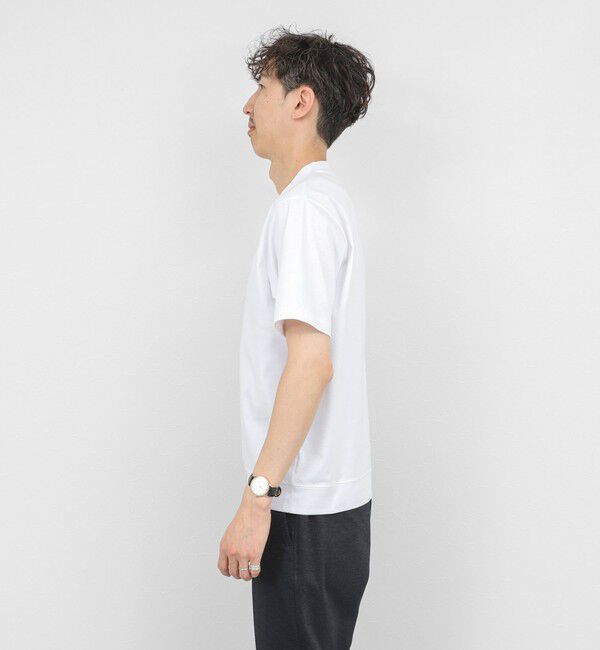 NOLLEY'S goodman「《ビジカジ対応》シルケットスムース VネックドレスTシャツ 26SS」|Tシャツ・カットソー|