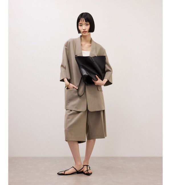 ADAM ET ROPE'「【PFT】Crepe Large Bag」|ショルダー・メッセンジャー|