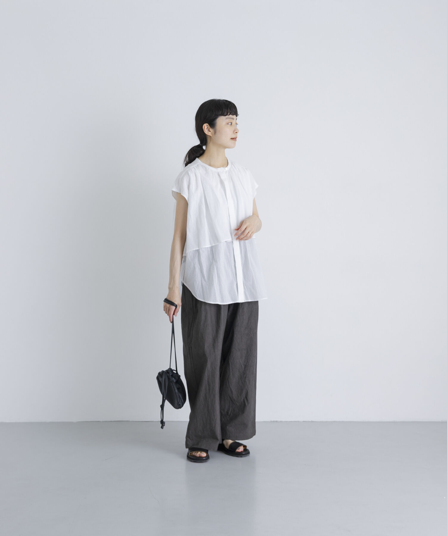 かぐれ「コットン2タックパンツ」|その他|