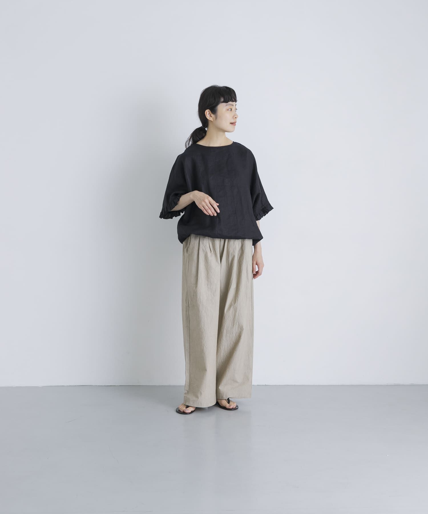 かぐれ「コットン2タックパンツ」|その他|