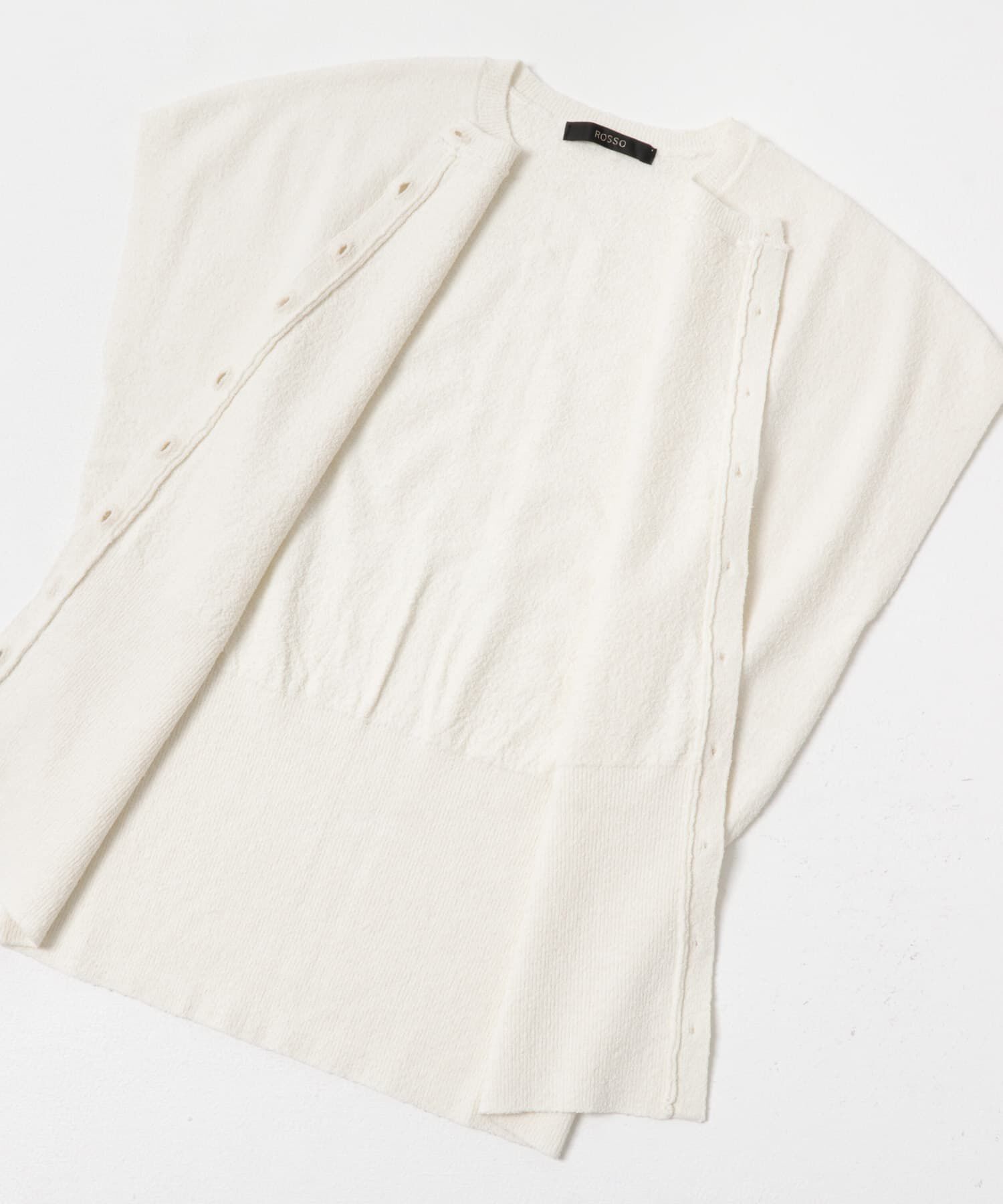 URBAN RESEARCH ROSSO「リネンコットンウエストシェイプデザインニット」|ニット・セーター|