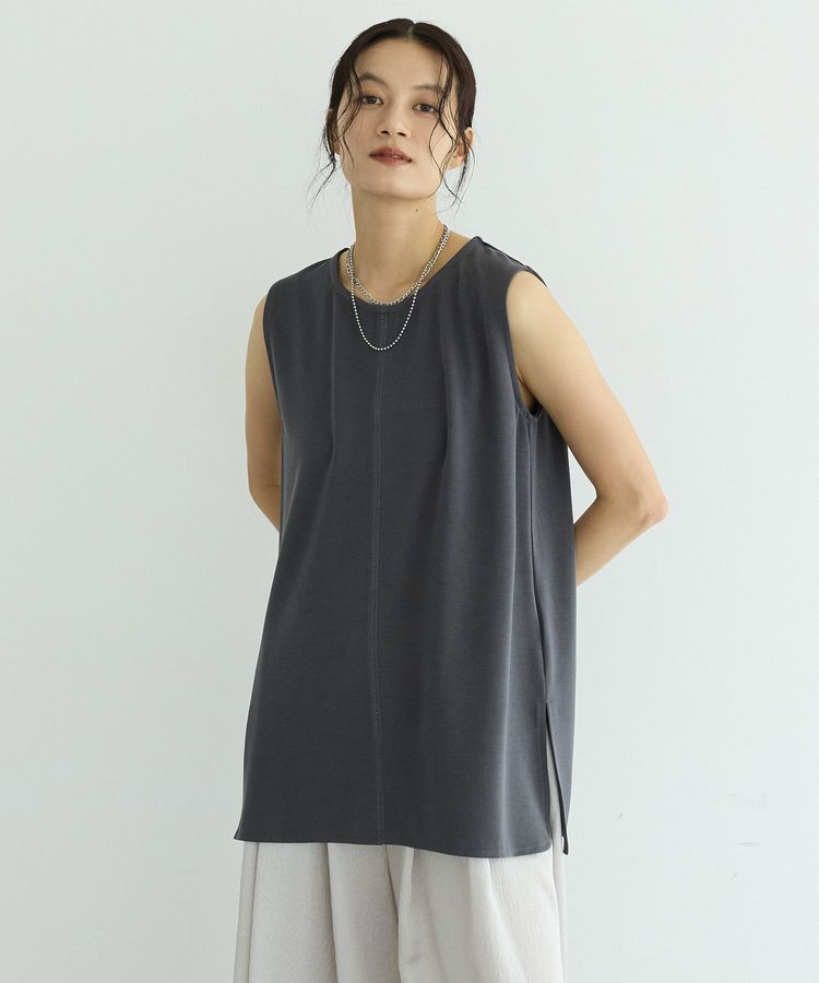 GARAGE OF GOOD CLOTHING「【機能性アイテム】接触冷感チュニック」|チュニック|Charcoal Gray