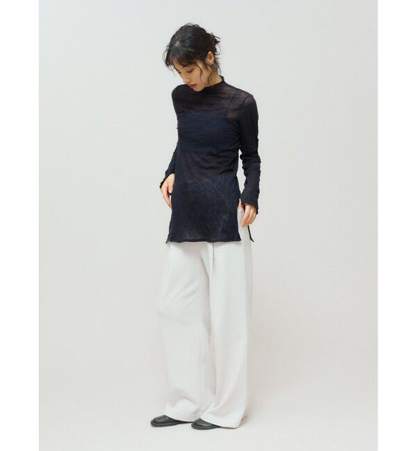 MIDIUMISOLID「MIDIUMISOLID for Ladies シアーハイネックインナー」|Tシャツ・カットソー|
