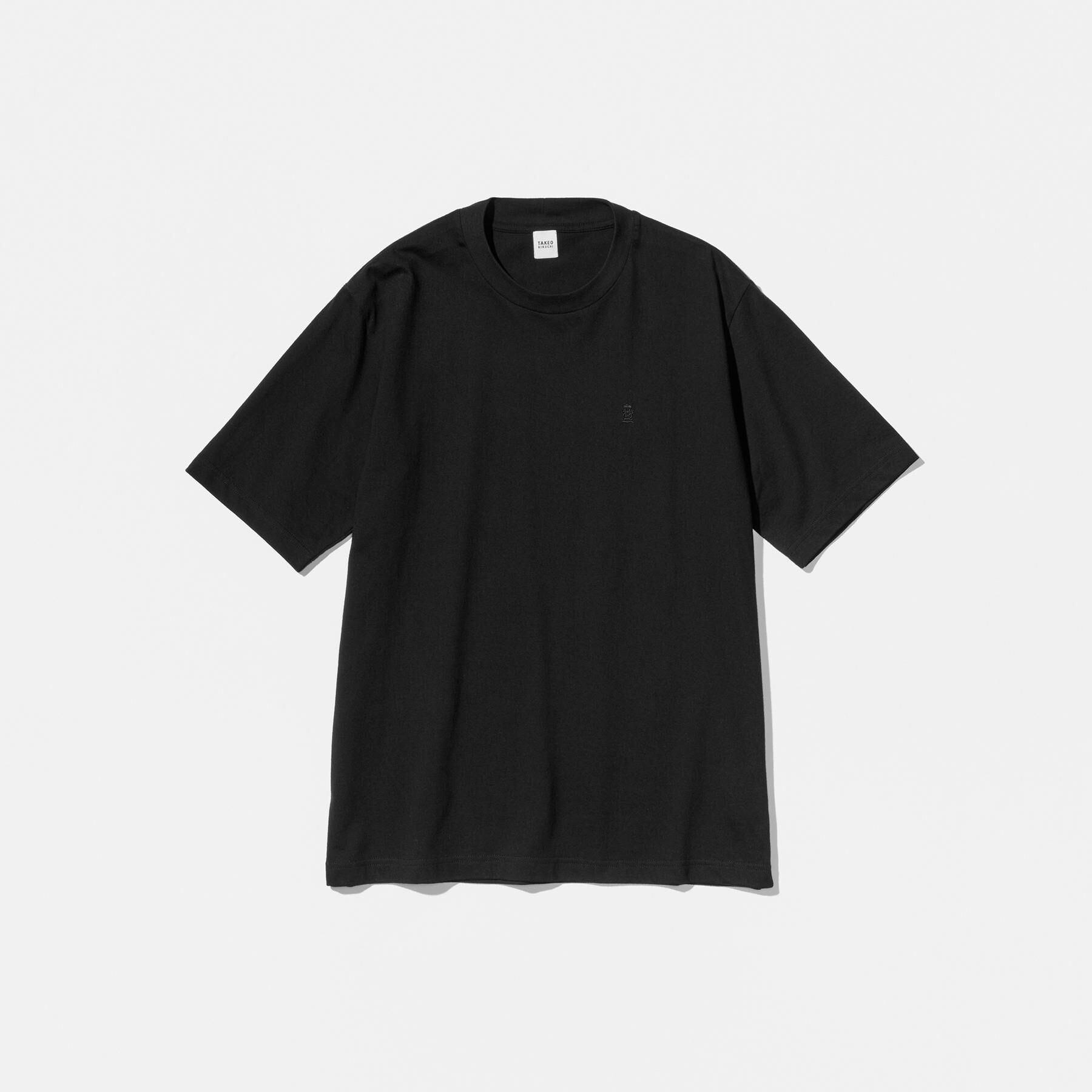 TAKEO KIKUCHI「【LIMITED/抗菌防臭】コットン テーラードTシャツ」|Tシャツ・カットソー|ブラック(019)