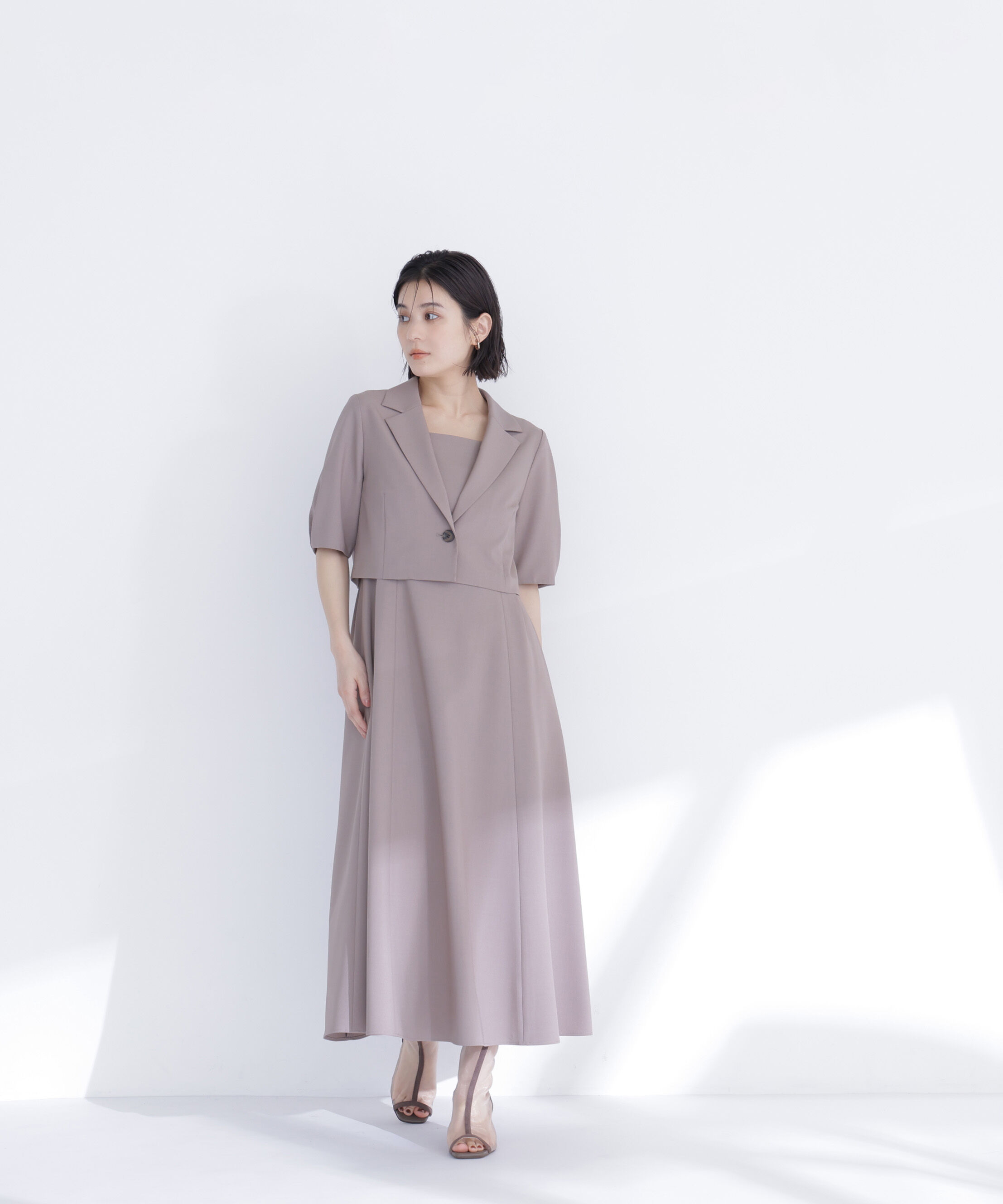  「ショートジャケット＆ワンピース」|ワンピース|
