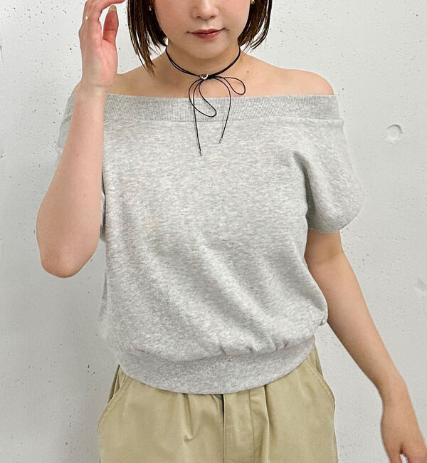 archives「フレンチオフショルスウェット」|タンクトップ|