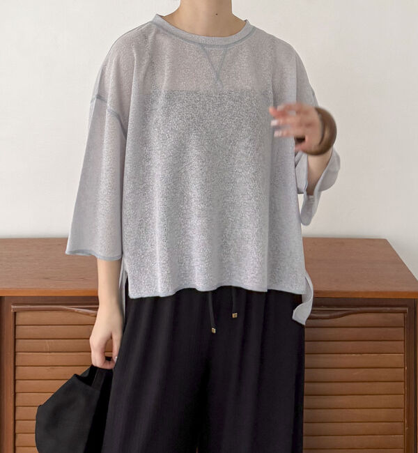 Doux archives「サイドスリットシアーカットプルオーバー」|Tシャツ・カットソー|