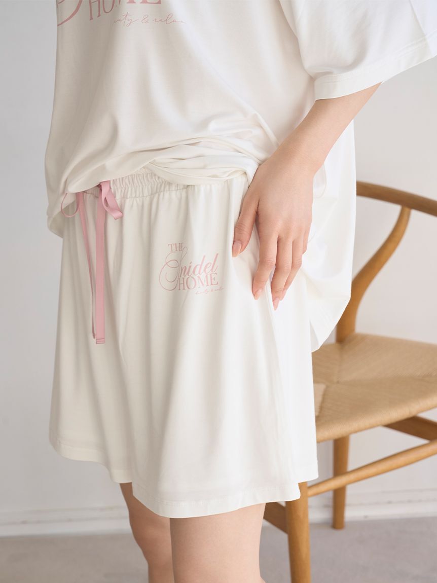 SNIDEL HOME「【接触冷感】ロゴTシャツセットアップ」|ルームウェア|