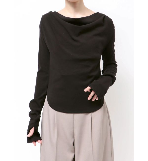 LAGUNAMOON「オフショルドレープ2WAYトップス」|Tシャツ・カットソー|
