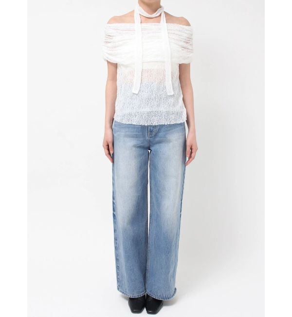 LAGUNAMOON「レースオフショルトップス」|Tシャツ・カットソー|