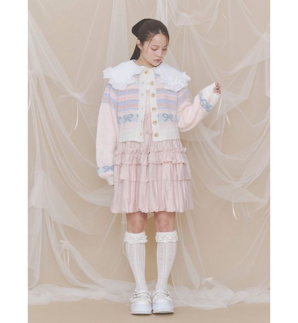 merry jenny「靴下屋&times;merry jenny flower lace knit sock」|ソックス|