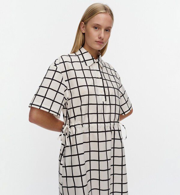 Marimekko「Katkelma Iso Ruutu ワンピース」|ワンピース|