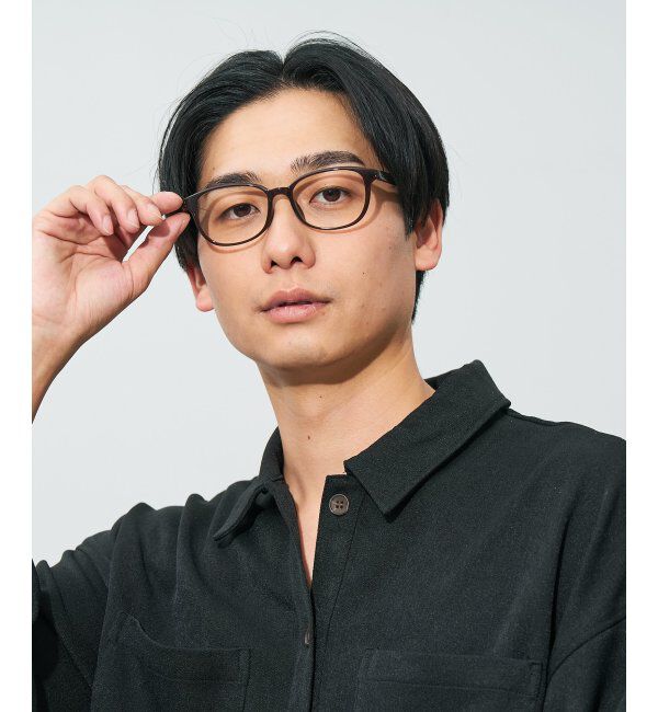 「ウェリントン型 メガネ | 大人可愛い 伊達メガネ レディース レンズ交換券付」|メガネ|