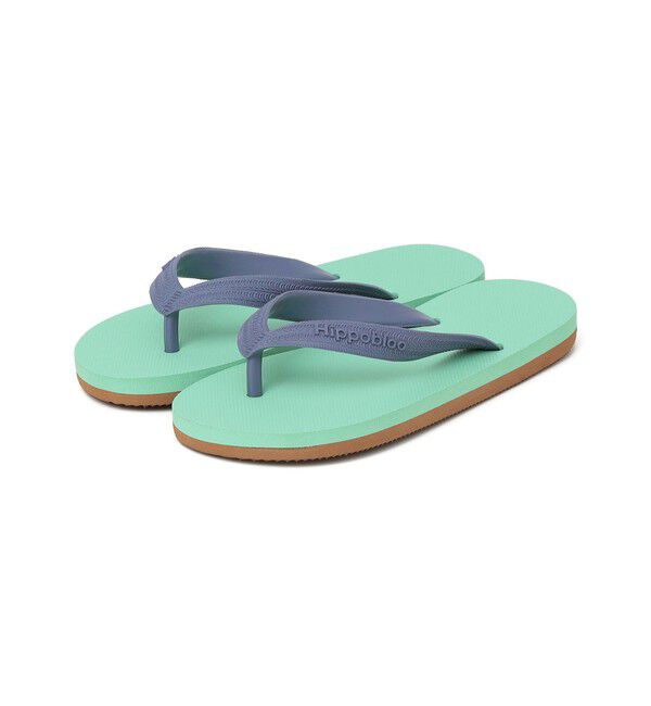 SHIPS KIDS「Hippobloo:22cm / BEACH SANDAL」|サンダル|ライトグリーン