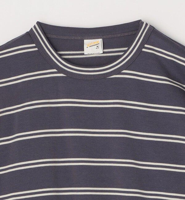 SHIPS any「【SHIPS any別注】sports wear: レトロ カラー ボーダー Tシャツ (ロンT)◇」|Tシャツ・カットソー|