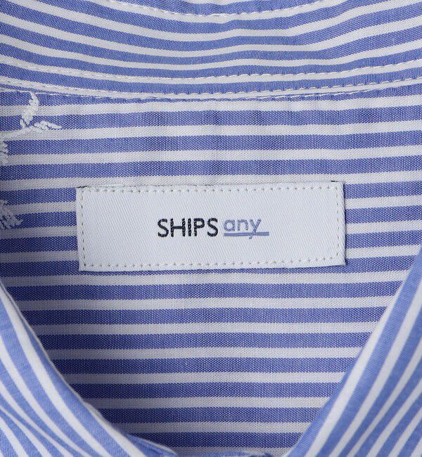 SHIPS any「SHIPS any:〈洗濯機可能〉グリッター プリント レギュラー ハーフスリーブ シャツ◇」|シャツ・ブラウス|