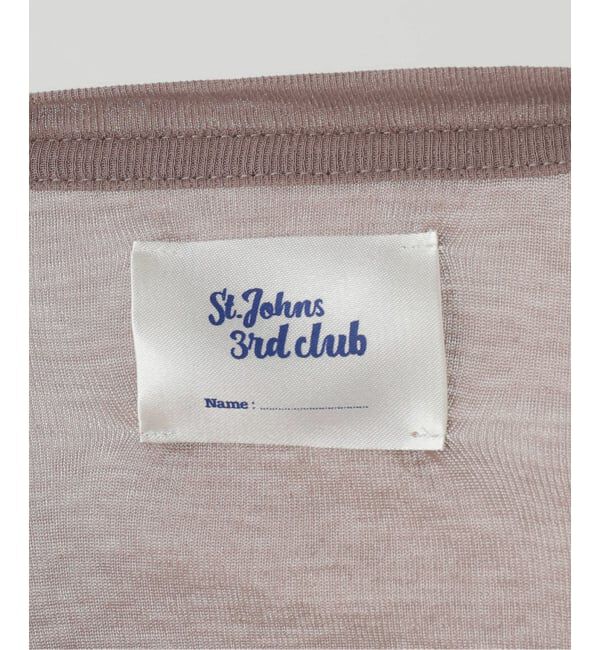 VERMEIL par iena「St.Johns 3rd club セントジョンズサードクラブ 別注 シアーLong-Tシャツ 0」|Tシャツ・カットソー|