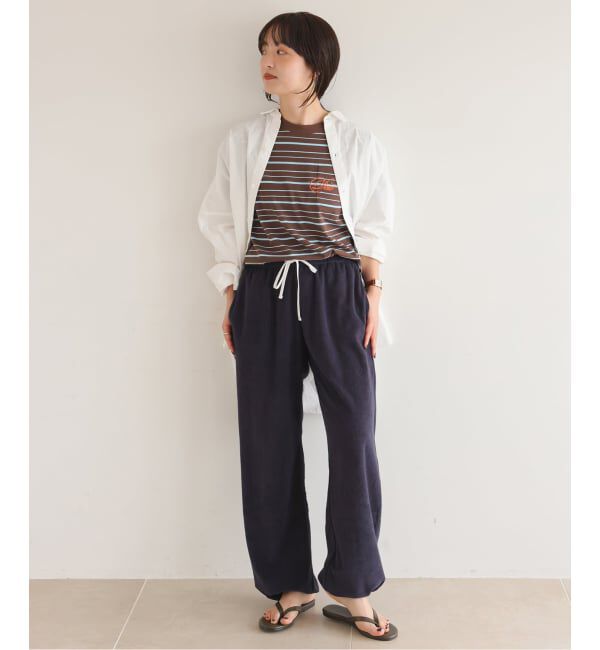 SLOBE IENA「DEUS/デウスエクスマキナ Pierre Stripe Tee」|Tシャツ・カットソー|