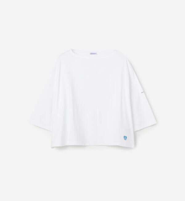 ORCIVAL「ORCIVAL | コットンレジェ ボートネック ボーダーTシャツ WOMEN」|Tシャツ・カットソー|