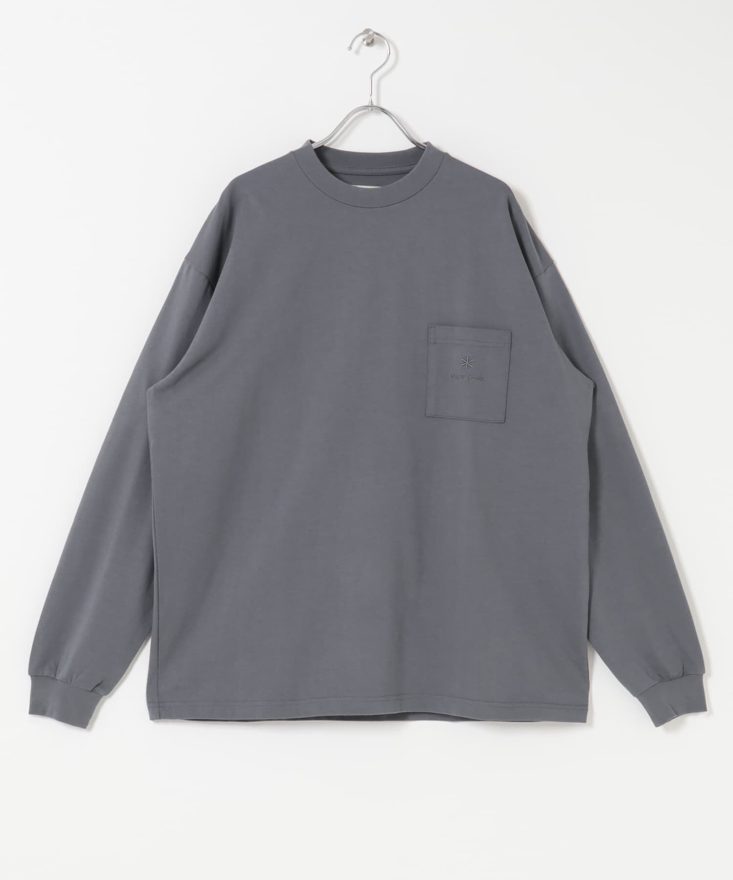 URBAN RESEARCH DOORS「『別注』Snow Peak Apparel&times;DOORS　POCKET LOGO LONG-SLEEVE T-SHIRTS」|Tシャツ・カットソー|