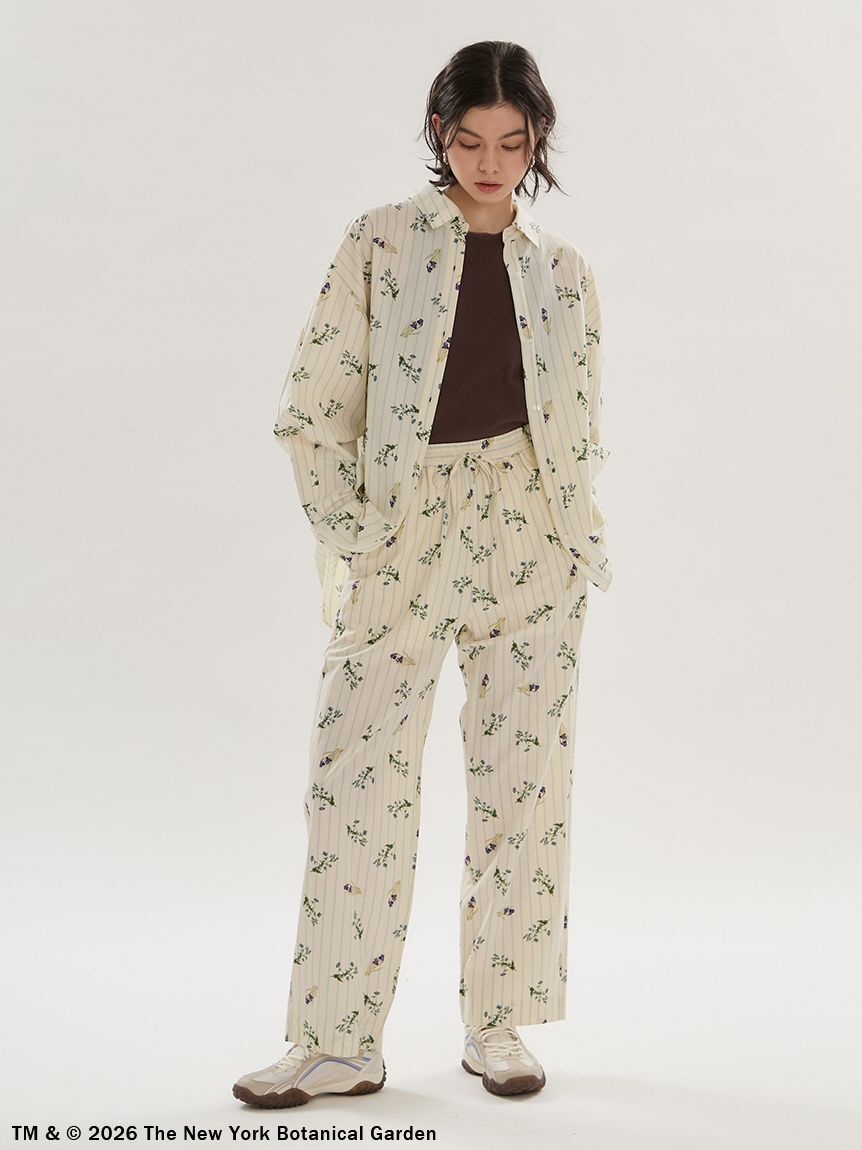 emmi atelier「【emmi&times;NYBG】ストライプリラックスシャツ【セットアップ対応】/ウォッシャブル」|シャツ・ブラウス|