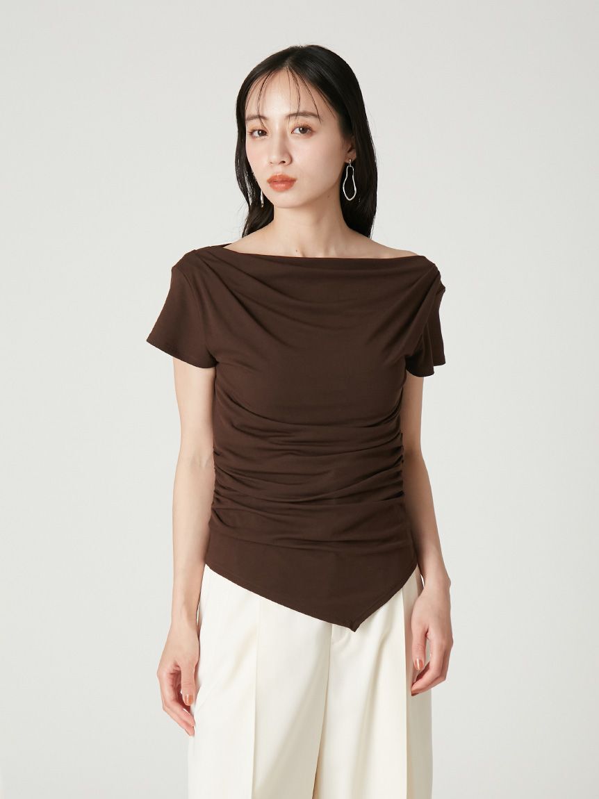 FRAY I.D「2wayタックドレープカットソー」|Tシャツ・カットソー|