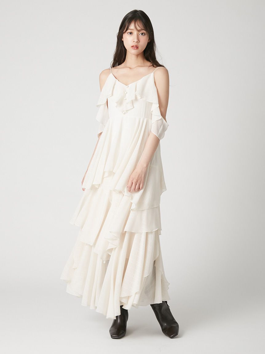 FRAY I.D「2wayフリルキャミワンピース」|ワンピース|