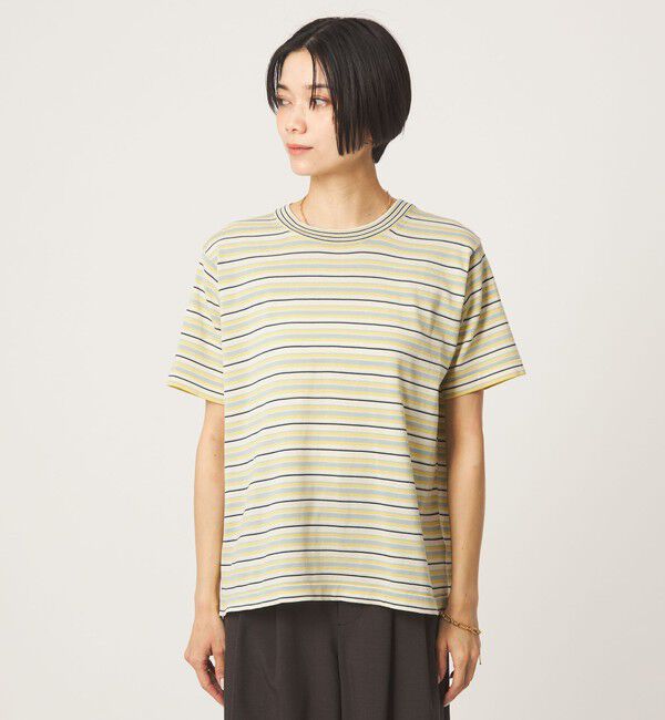 UNITED ARROWS green label relaxing「＜RYE TENDER＞ボーダー ニット Tシャツ」|ニット・セーター|