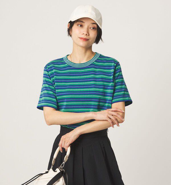 UNITED ARROWS green label relaxing「＜RYE TENDER＞ボーダー ニット Tシャツ」|ニット・セーター|